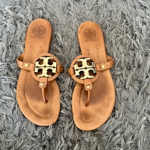 Tan Tory Burch sandals size 10
